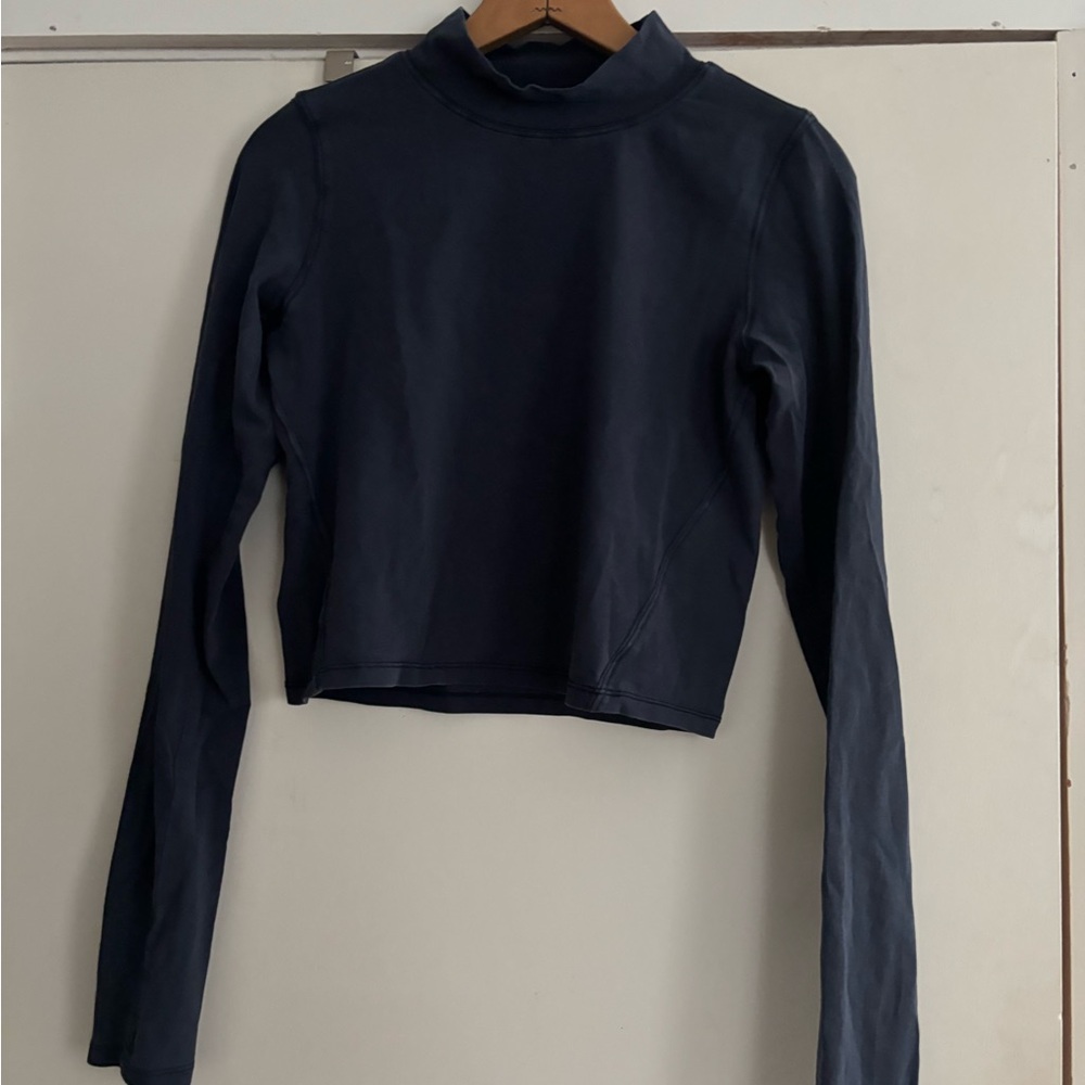 Free People Up In the Air set  harem style pants fitted top Navy Blue - Picture 7 of 10